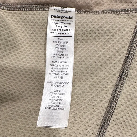 NWOT Patagonia Women’s Performance Jacket - Brown and Cream Large - Picture 9 of 13